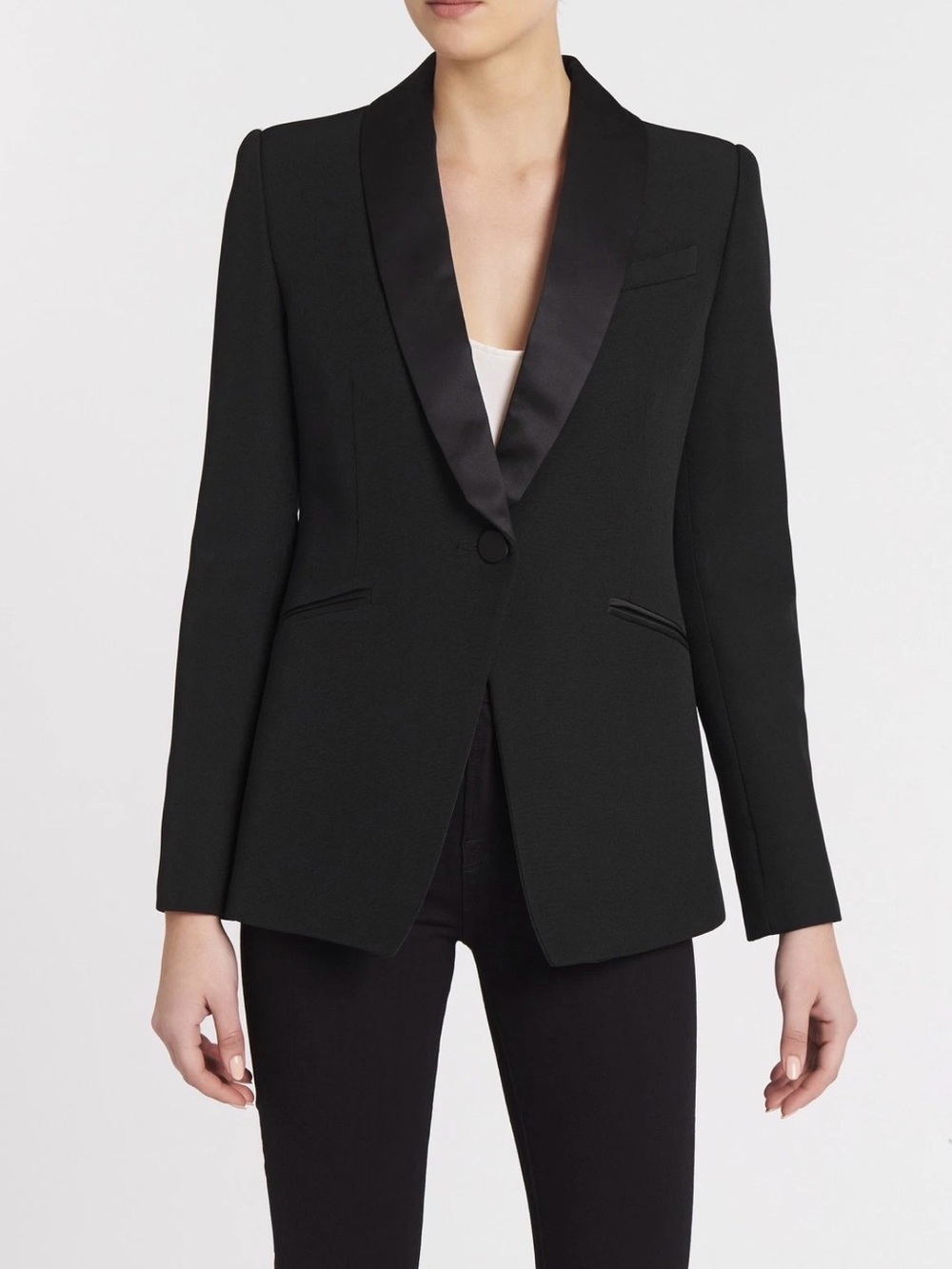camilla & marc Elita Satin Lapel Blazer